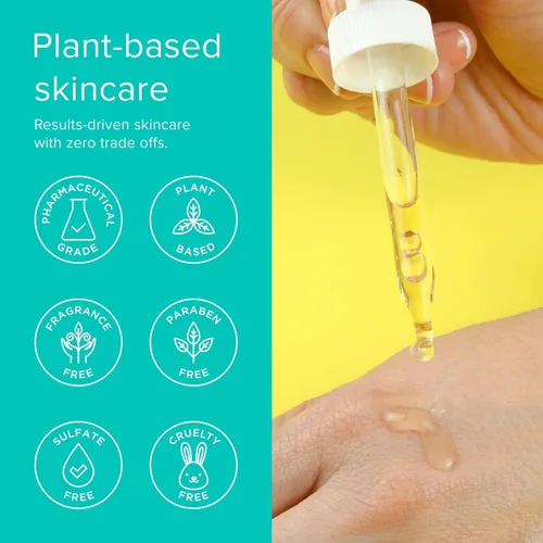 Vista 4 de ClarityRx Take Care - Suero facial antioxidante diario de té rojo, tratamiento facial hidratante y antienvejecimiento natural a base de plantas