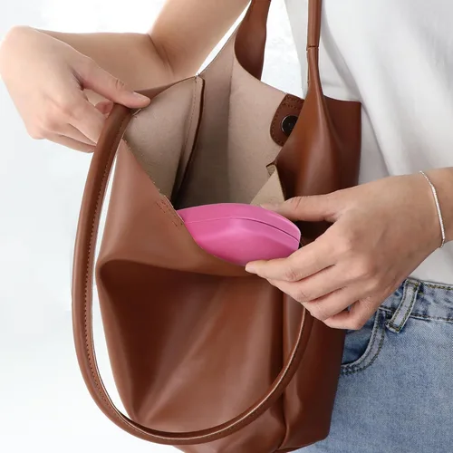 Vista 6 de Marvolia Estuche rígido para gafas de sol, funda de piel sintética para gafas de sol