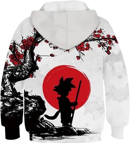 Vista 2 de Sudaderas con capucha con estampado 3D de superhéroe para adolescentes y niñas, sudadera con capucha de moda 6-13 años