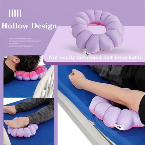 Vista 5 de Almohadilla Anti Decubito, Almohada de Elevación para Codo Roto, Almohada Donut para Alivio de Presión en Manos y Pies, Almohadilla de Soporte