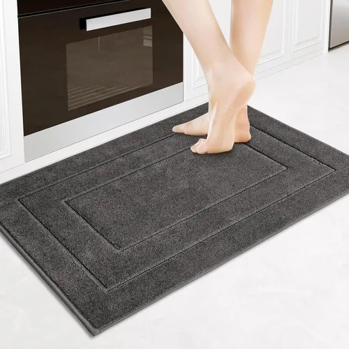 Vista 49 de PURRUGS Alfombra de cocina lavable a máquina, de 24 x 35.5 pulgadas, antideslizantes, antideslizantes, tapetes de pie suaves y superabsorbentes