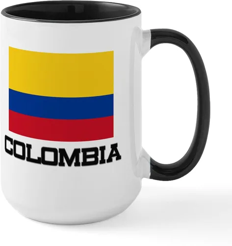 Vista 7 de CafePress - ITS COLOMBIA NOT COLUMBIA - FLAG Mugs - Coffee Mug, Large 15 oz. White Coffee Cup