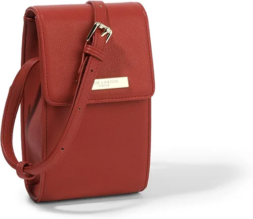 Vista 3 de KATIE LOXTON Taylor Womens Soft Pebble Vegan Leather Adjustable Strap Crossbody Travel Bag