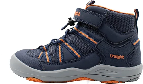 Vista 2 de i78 Botas de cuero sintético para niños y niñas, antideslizantes, ligeras, para exteriores, correr, senderismo, senderismo, senderismo
