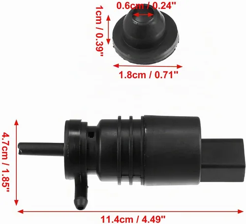 Vista 4 de ACROPIX - Bomba de motor para limpiaparabrisas con ojal para Honda Pilot