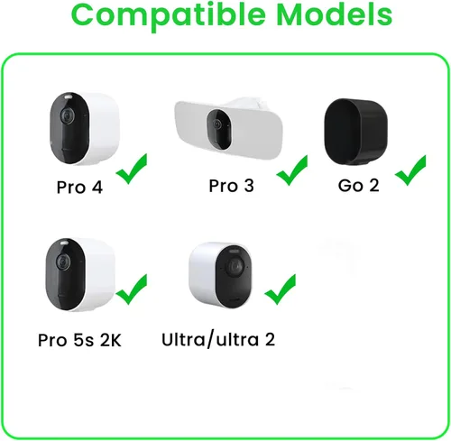 Vista 2 de Newding Cargador de panel solar de 6 V compatible con Arlo Go 2/Pro 3/5S 2K/Pro 4/Ultra 2/Ultra Spotlight, reemplazo para paneles solares VMA5600