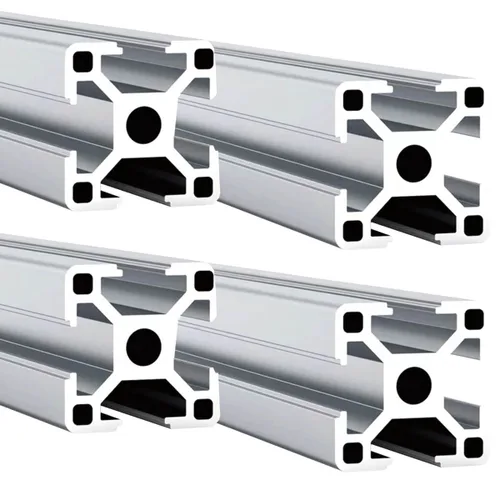 Vista 9 de 3030 T Ranura de aluminio extrusión para piezas de impresora 3D y CNC DIY Negro 400mmX4