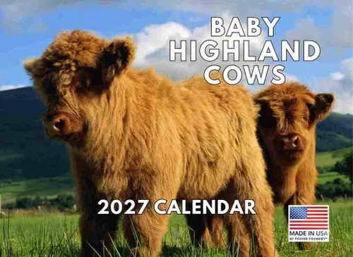 Vista 17 de Calendario mensual de pared de alpaca 2025 Fabricado en Estados Unidos