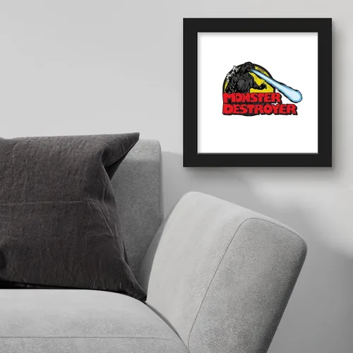 Vista 3 de Trends International Gallery Pops Godzilla - Póster de pared de destructor de monstruos, 12.00 x 12.00 pulgadas, versión de marco negro