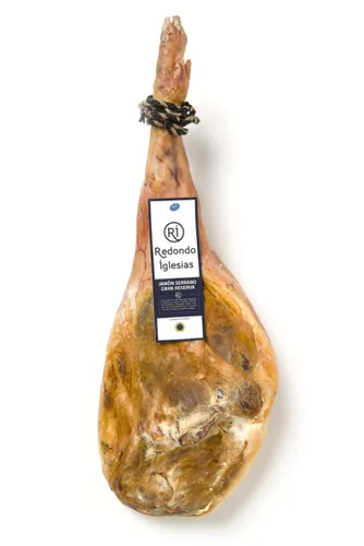 Vista 5 de Jamón Ibérico Alimentado con Hierba - La Nava - Hueso - In (16 a 18 Lb aprox) - 36 meses de crianza - Jamón curado en seco - Spain Gourmet