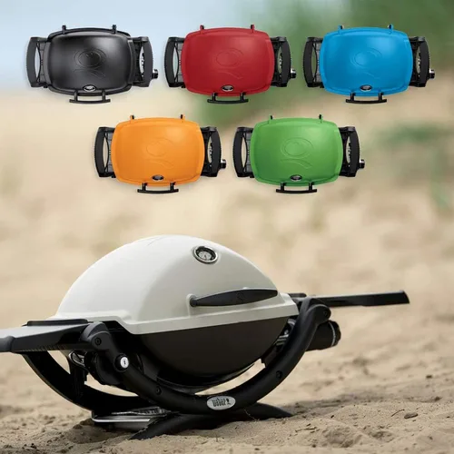 Vista 2 de Grill de propano líquido Weber 51060001 Q1200 , Rejilla, 0, Negro
