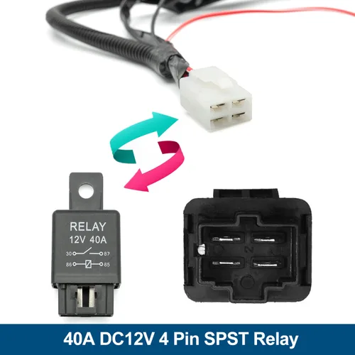 Vista 4 de Arnés de cableado de luz antiniebla H11 H8 para Nissan Altima Frontier Versa Sentra Rouge 2014-2023 con kit de interruptor de encendido/apagado