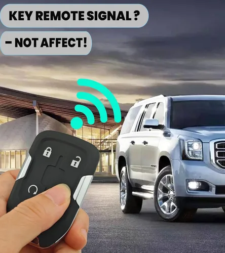 Vista 4 de Funda inteligente para llavero para Chevrolet Silverado 1500 2020 2019 1500 HD 3500 HD GMC Sierra 1500 2500 HD 3500 HD 3500 HD 5 botones HYQ1EA