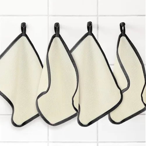 Vista 6 de Tatuo 10 paños de lavado exfoliantes para cuerpo y cara, exfoliante de baño de tejido suave, toalla de baño exfoliante para eliminar la piel muerta
