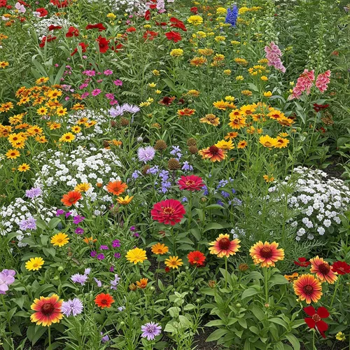 Vista 52 de Ferry Morse Mezcla para Todo Propósito Sol-Sombra a Granel Semillas de Flores Silvestres, 1 lb