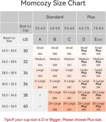 Vista 6 de Momcozy Lycra Pumping Bra Hands Free with Fixed Padding, Comfortable Support Pumping and Nursing Bra in One