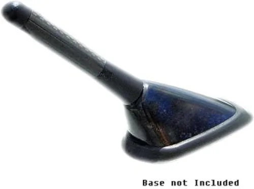 Vista 6 de Mitsubishi Lancer Evolution 8 EVO VIII - Antena corta de fibra de carbono negra de 3