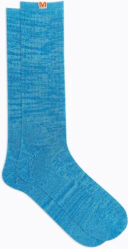 Vista 2 de Merrell Calcetines Cloud Crew para hombre y mujer, paquete de 1 par, ultra suaves, acolchados, cómodos, para el trabajo y la recuperación deportiva
