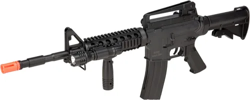 Vista 4 de 9903 M4 Airsoft Rifle y P228 Combo Kit (Color: Negro)