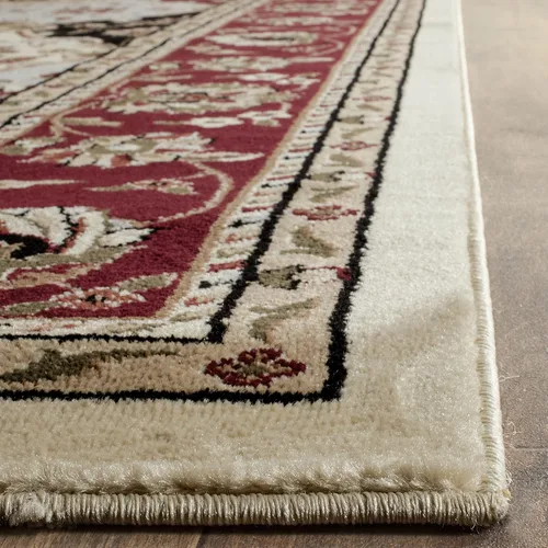 Vista 3 de SAFAVIEH Lyndhurst Collection - Alfombra de pasillo, 2 pies 3 pulgadas x 6 pies, multicolor y rojo, diseño oriental tradicional, no desprende pelusa