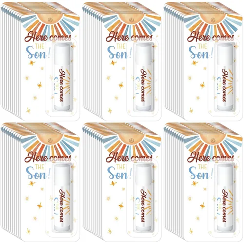 Vista 28 de Paquete de 30 Pequeño Vaquero Baby Shower Juegos Premios Regalos de Fiesta Bálsamos Labiales a Granel Obsequios para Ganadores Adultos Invitados