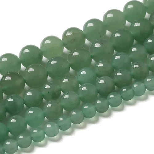 Vista 34 de Cuentas redondas africanas de turquesa natural de 4 mm para hacer joyas, piedras preciosas naturales, hebra semipreciosa, 15 pulgadas
