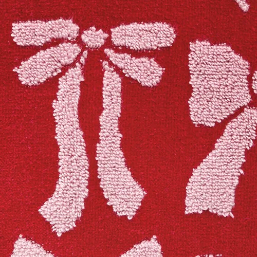 Vista 5 de SKL Home - Toalla de baño de 100% algodón prémium, diseño de lazos, jacquard, 500 GSM, reversible, suave y absorbente, decorativa, para cada día