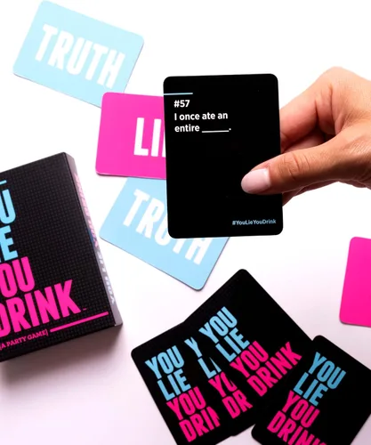 Vista 4 de DSS Games You Lie You Drink - El juego de beber para personas que no pueden mentir [para la noche de juegos, preames, grupos de amigos y más]