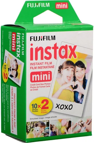 Vista 3 de Fujifilm Instax Mini 99 - Cámara de película instantánea color negro, incluye 40 hojas Instax Mini Film, funda protectora y mini álbum de fotos