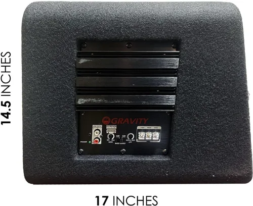 Vista 6 de Gravity G8BD2 Dual 8" 1200W Sub Recinto Activo de Coche Subwoofer Compacto Ported
