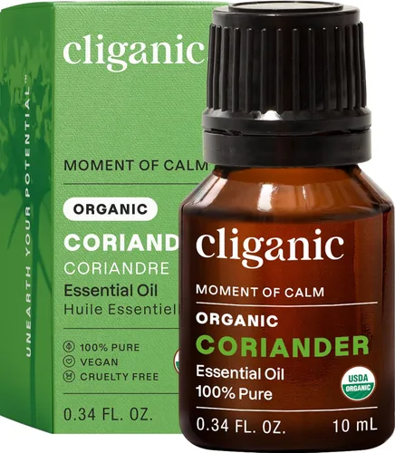 Vista 11 de Cliganic Aceite esencial de albahaca orgánica, 100% puro y natural para aromaterapia Con verificación sin OMG