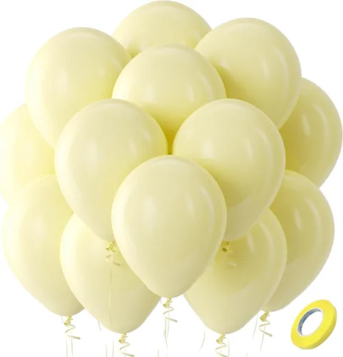 Vista 136 de Bezente Paquete de 150 globos de látex mate color burdeos de 5 pulgadas rojo (07-Red-G42)
