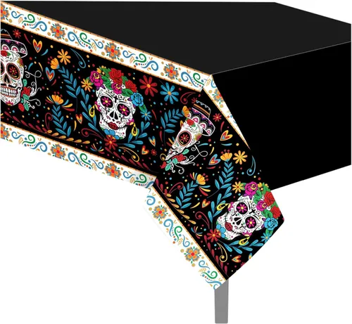 Vista 63 de 1 paquete de mantel de plástico con diseño de bandera americana del 4 de julio para fiesta, 54 x 87 pulgadas de largo, mantel rectangular para bufé