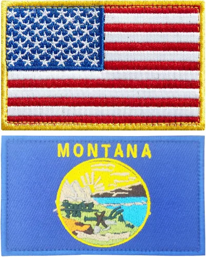 Vista 25 de stidsds Paquete de 2 parches bordados con la bandera de Estados Unidos de Alabama Alabama, bandera de Estados Unidos, bandera de Estados Unidos