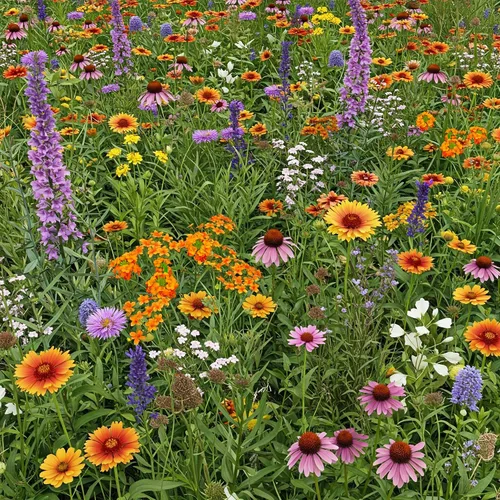 Vista 37 de Ferry Morse Mezcla para Todo Propósito Sol-Sombra a Granel Semillas de Flores Silvestres, 1 lb