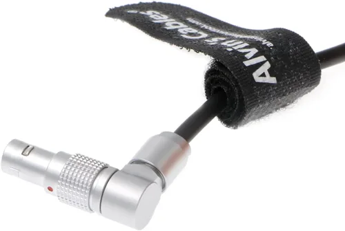 Vista 3 de Alvin's Cables Adaptador de cable de alimentación para Hollyland RX TX Z CAM E2 Flagship giratorio ángulo recto 2 pines macho a universal CA