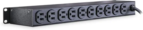 Vista 4 de Montaje del rack PDU Cyberpower Cps-1220 Rms, conector múltiple, 12 salida 20 A, 2400 VA, 1800 julios 15 A Negro