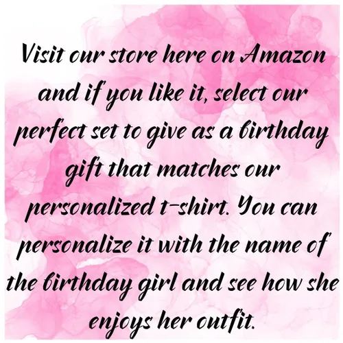 Vista 5 de Custom personalized shirt for birthday Barb Girl