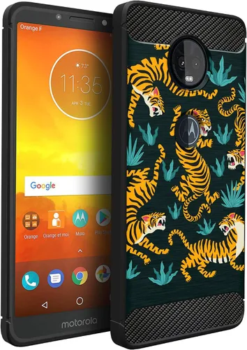 Vista 24 de CasesOnDeck - Funda compatible con Motorola Moto Z4 / Moto Z4 Play, funda de diseño de Moto Z4 Play, delgada, flexible, elegante, protección contra