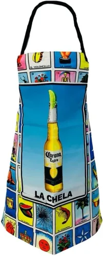 Vista 24 de Leos Imports Loteria Card - Delantal de bingo mexicano con bolsillos Bidibidi Bombom