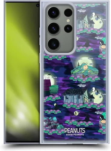 Vista 132 de Head Case Designs Funda de gel Spooktacular con licencia oficial de Peanuts Linus y Snoopy [protección de grado militar] compatible con Google Pixel