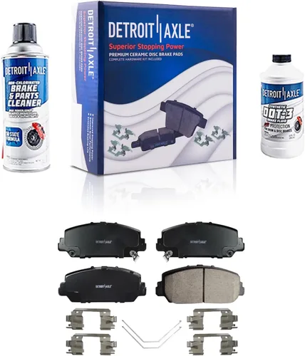 Vista 32 de Detroit Axle - Pastillas de Freno Delantero para Nissan Altima Maxima Sentra 350Z Cube Juke Versa INFINITI G35 I30 I35 Suzuki SX4 Crossover