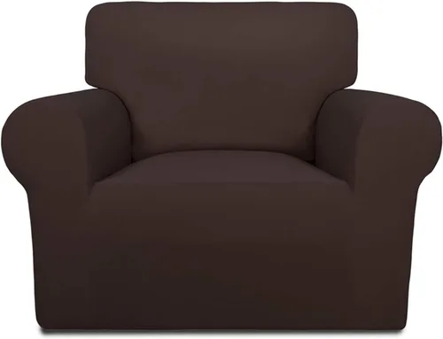 Vista 47 de PureFit Funda súper elástica para sofá reclinable con bolsillo, funda de sofá suave y antideslizante de elastano, lavable, protector de muebles