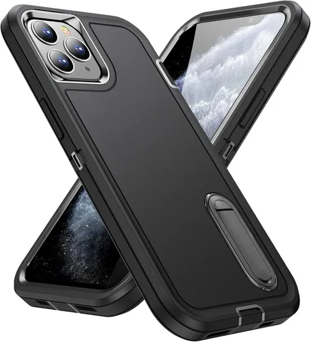Vista 14 de IDweel Funda para 11 con soporte integrado para hombres, protección resistente, a prueba de golpes, antiarañazos, ajuste delgado, funda protectora