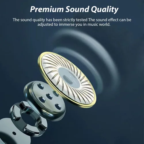 Vista 6 de Orejas pequeñas invisibles mini auriculares inalámbricos Bluetooth de bajo perfil micro pequeños pequeños discretos auriculares ocultos
