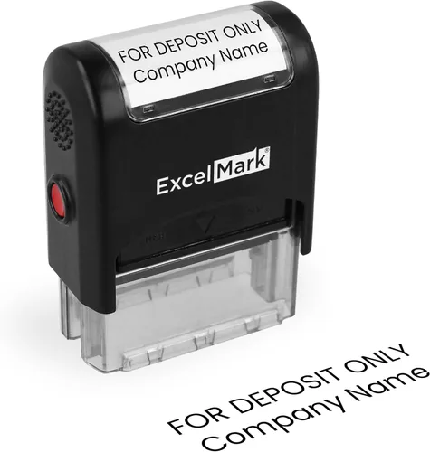Vista 10 de ExcelMark Sello de depósito bancario, ideal para gestión de documentos bancarios eficientes con sellos de depósito, perfecto para entornos