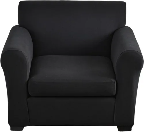 Vista 90 de Fundas elásticas para sofá de 1/2/3 cojines, funda estampada con fundas de cojín de asiento separadas, fundas de sofá lavables, protector de muebles