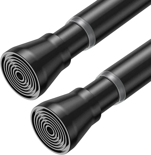 Vista 18 de AIZESI 4 Piezas Barras de Cortina de Tensión de Resorte Pequeñas de 8 a 12 Pulgadas, Mini Barras de Tensión DIY Sin Taladro para Luces Laterales
