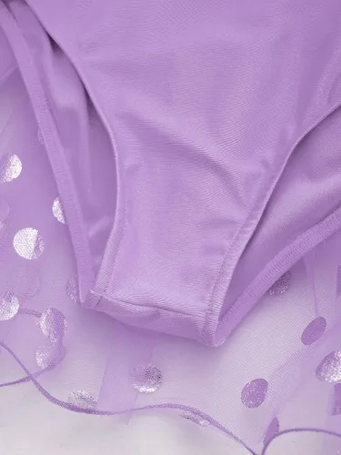 Vista 74 de CHICTRY Vestido tutú de ballet con lentejuelas brillantes para niñas y niñas, moderno disfraz de baile latino de jazz