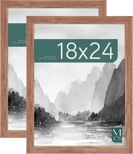 Vista 22 de MCS - Marco para póster con estilo de museo, en madera de granero, de 16 x 20 pulgadas, 2 unidades Barnwood